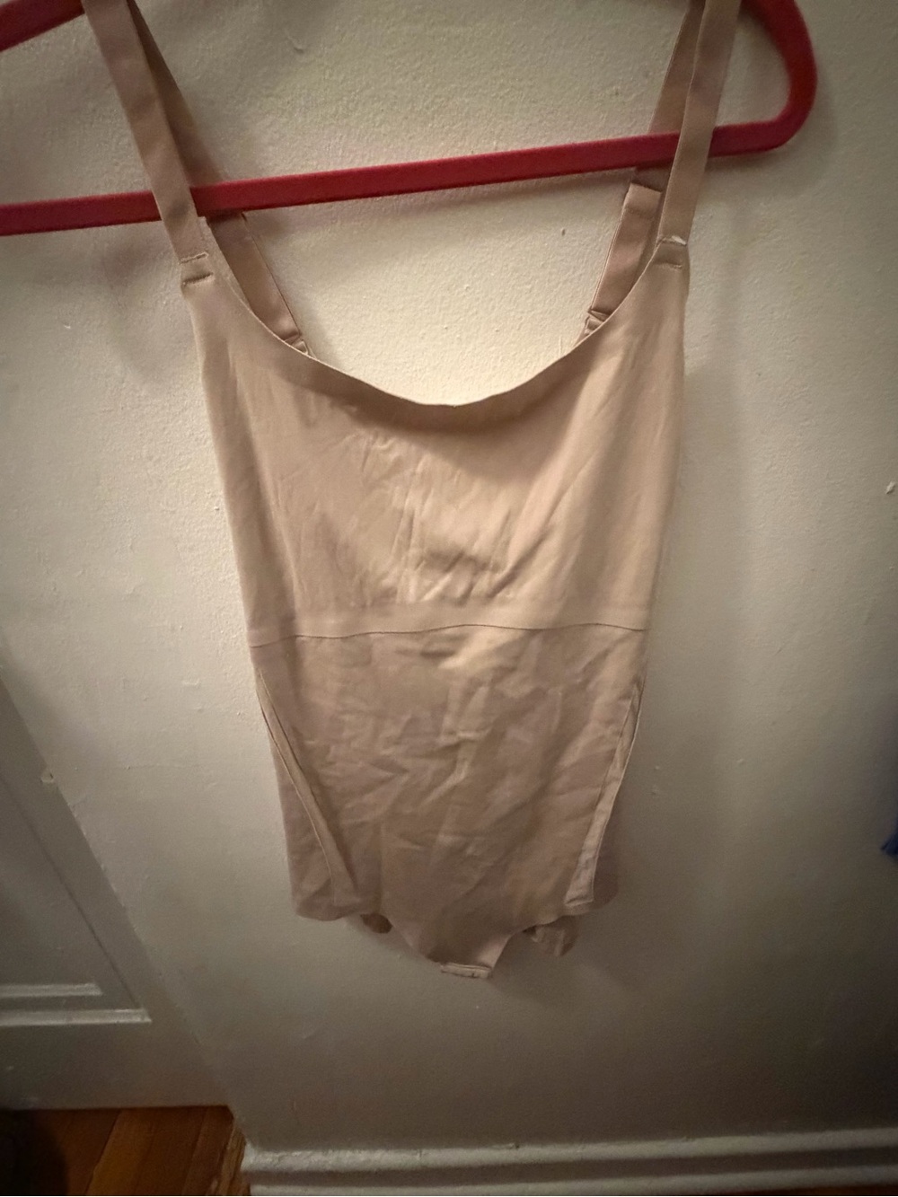 Maidenform Nude Open Bust Tummy Control Shapewear Bodysuit 2XL